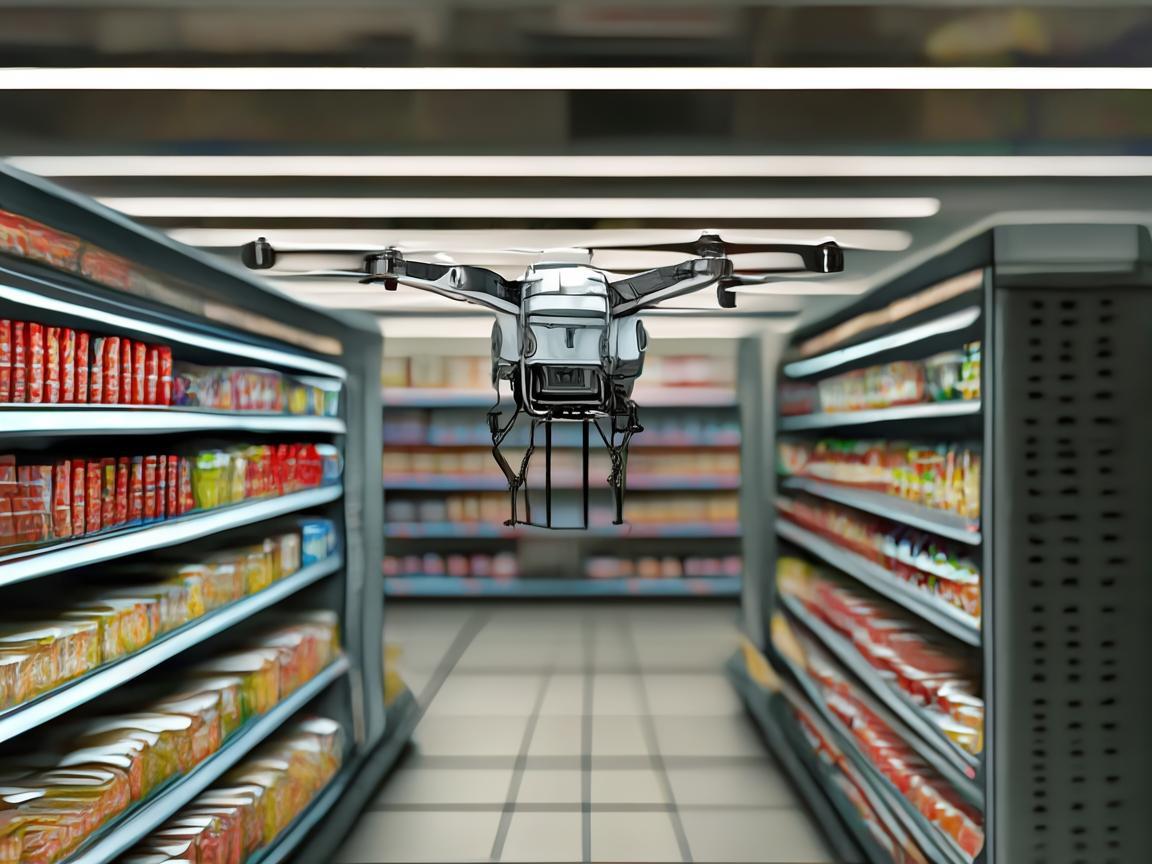 无人机助力超市货架精准测绘