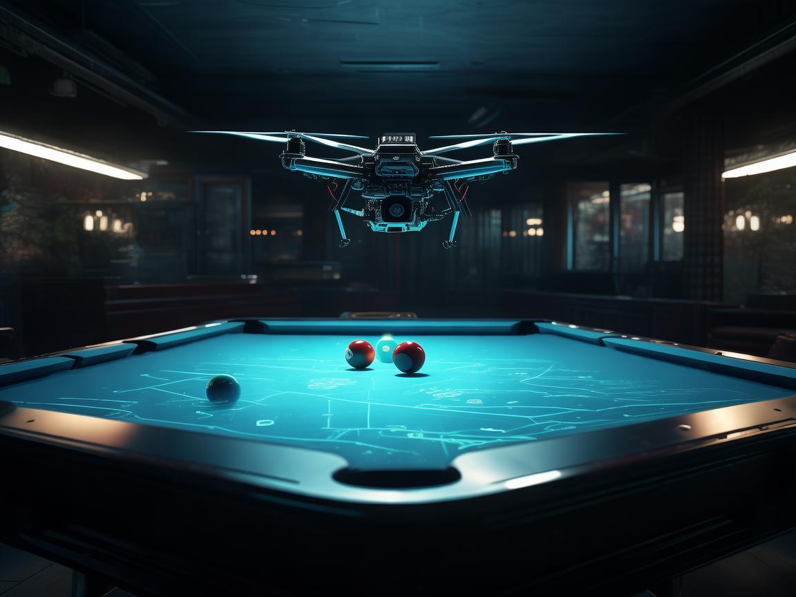 无人机助力台球场地精准测绘