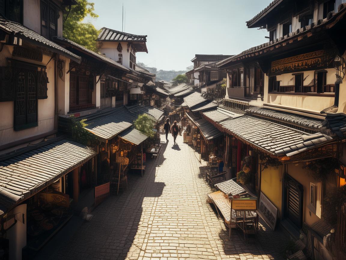 无人机测绘下的文化街风貌探寻