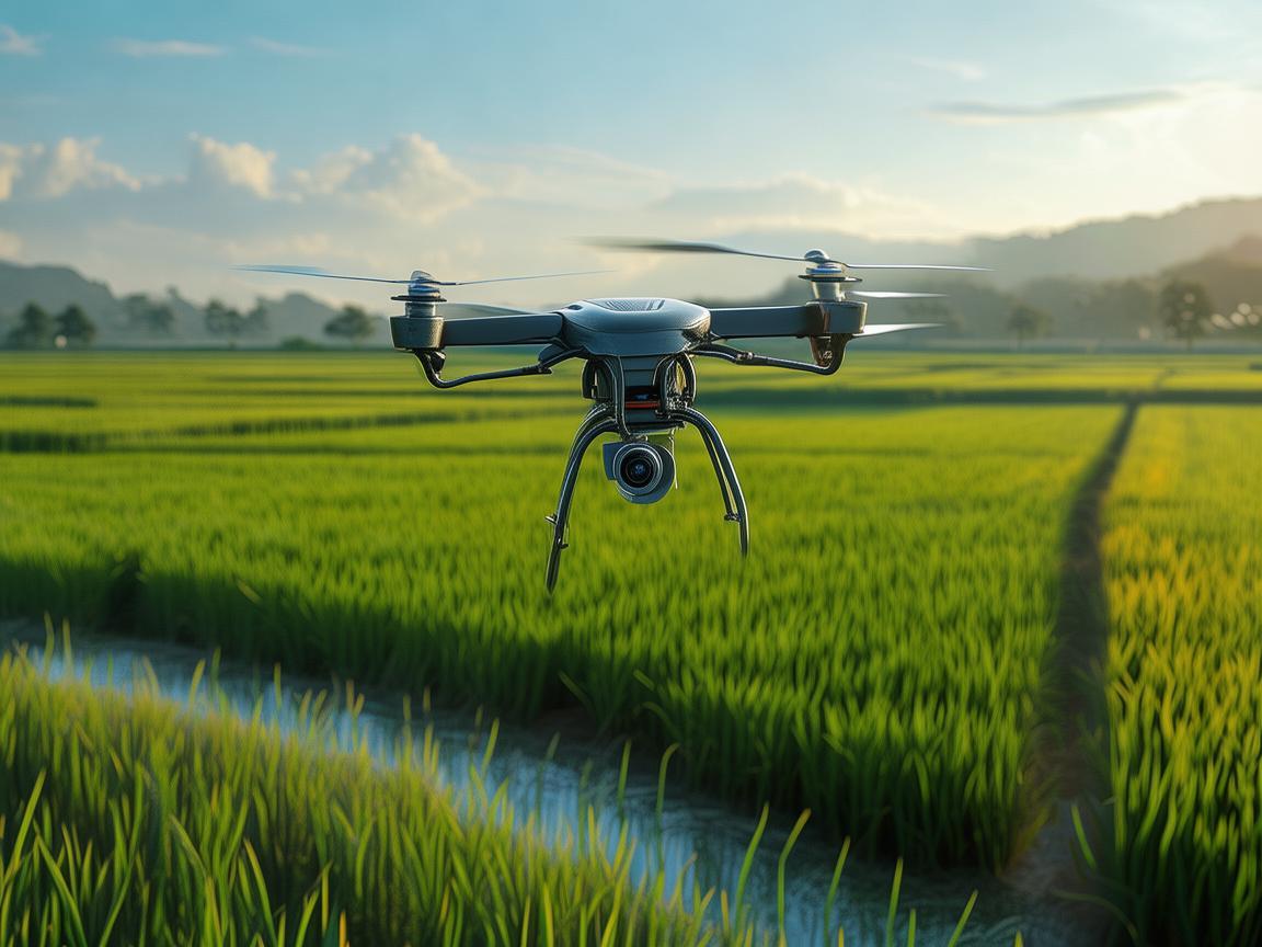 无人机助力薏米种植面积精准测绘