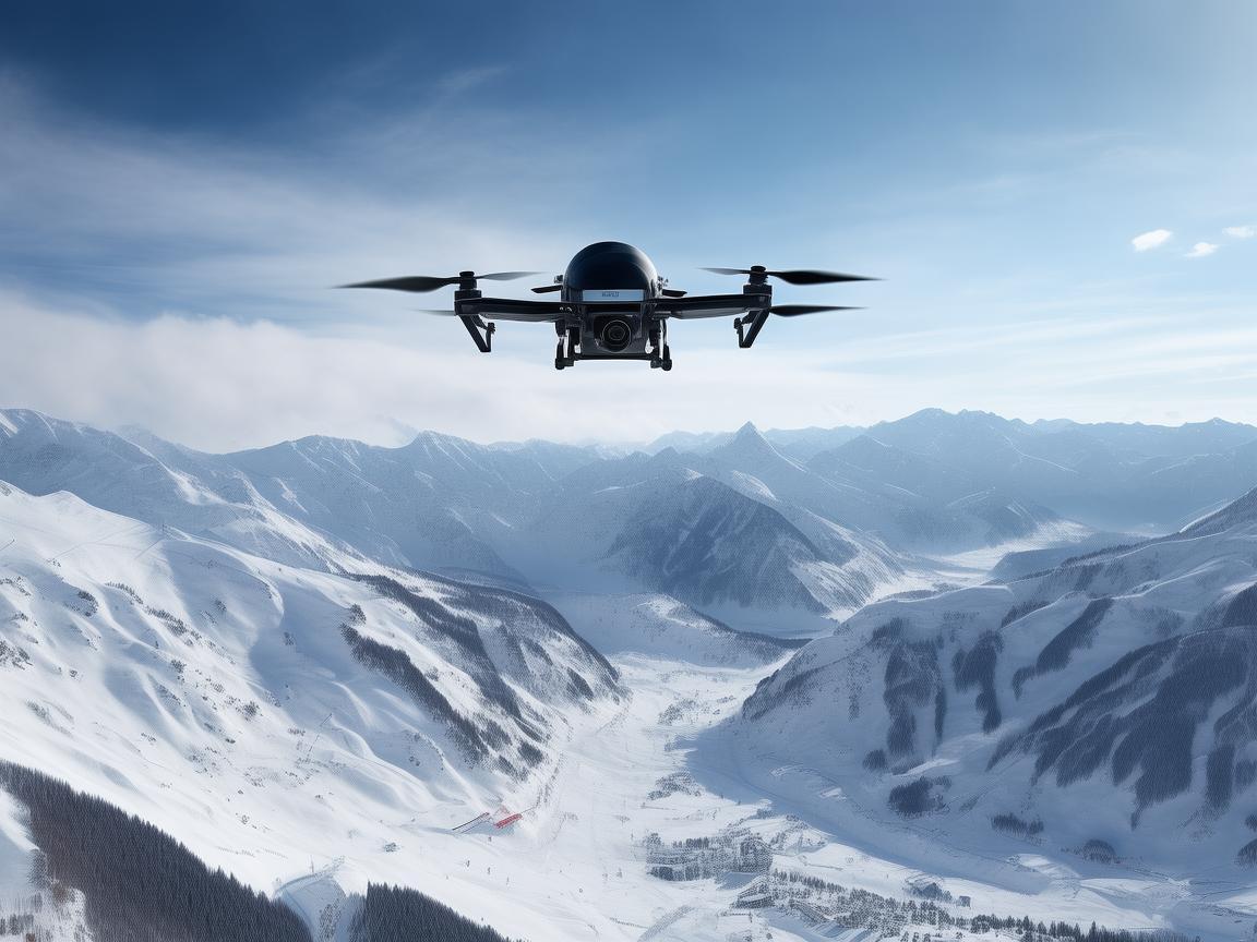 无人机助力滑雪场测量测绘