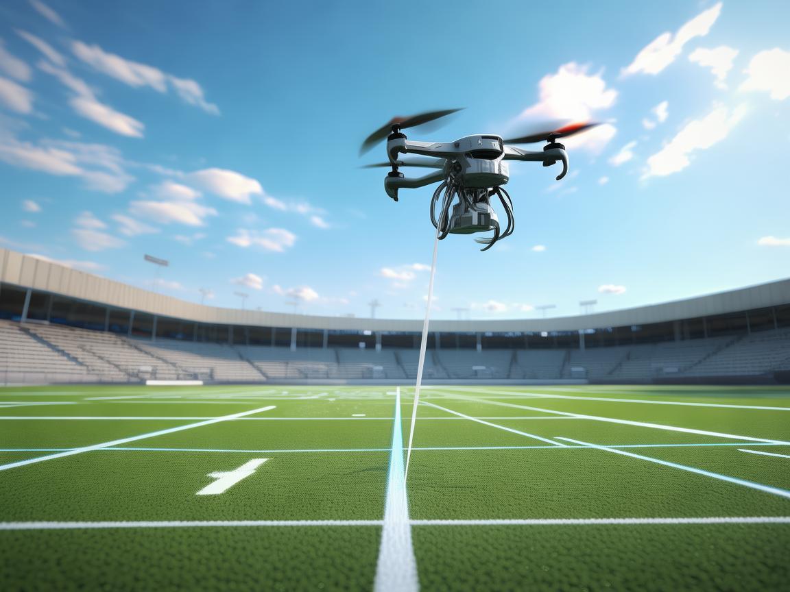 无人机助力跳远测量测绘