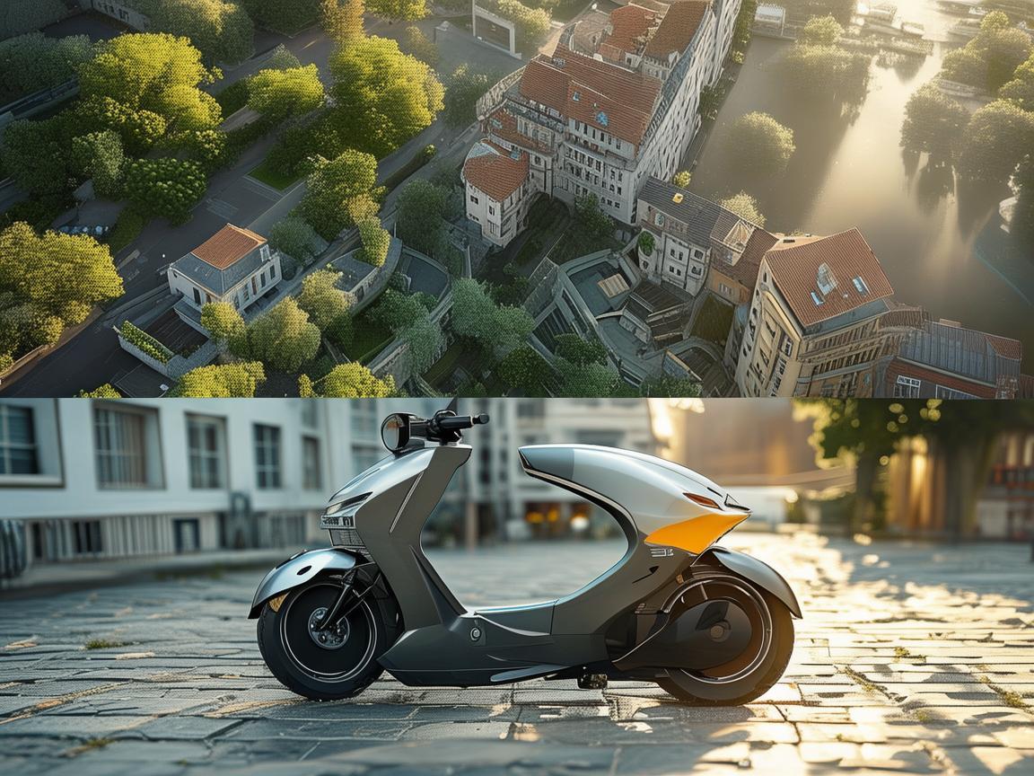 无人机测绘，双轮电动车的别样视角