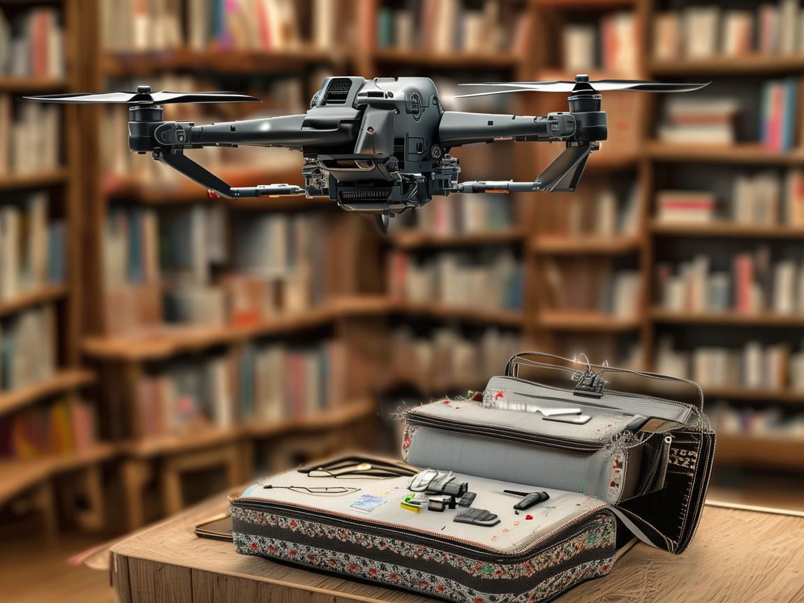 无人机测量测绘，书籍收纳袋的独特助力