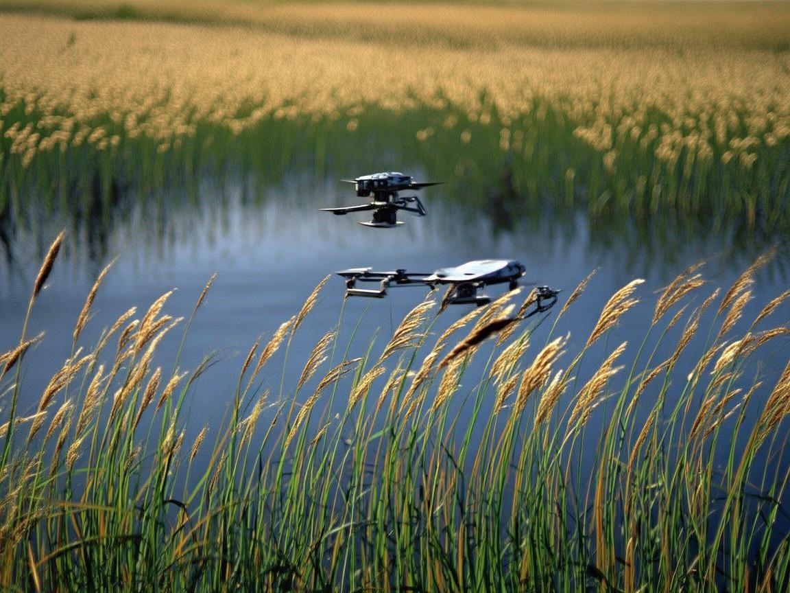 无人机助力湿地芦苇荡测量测绘