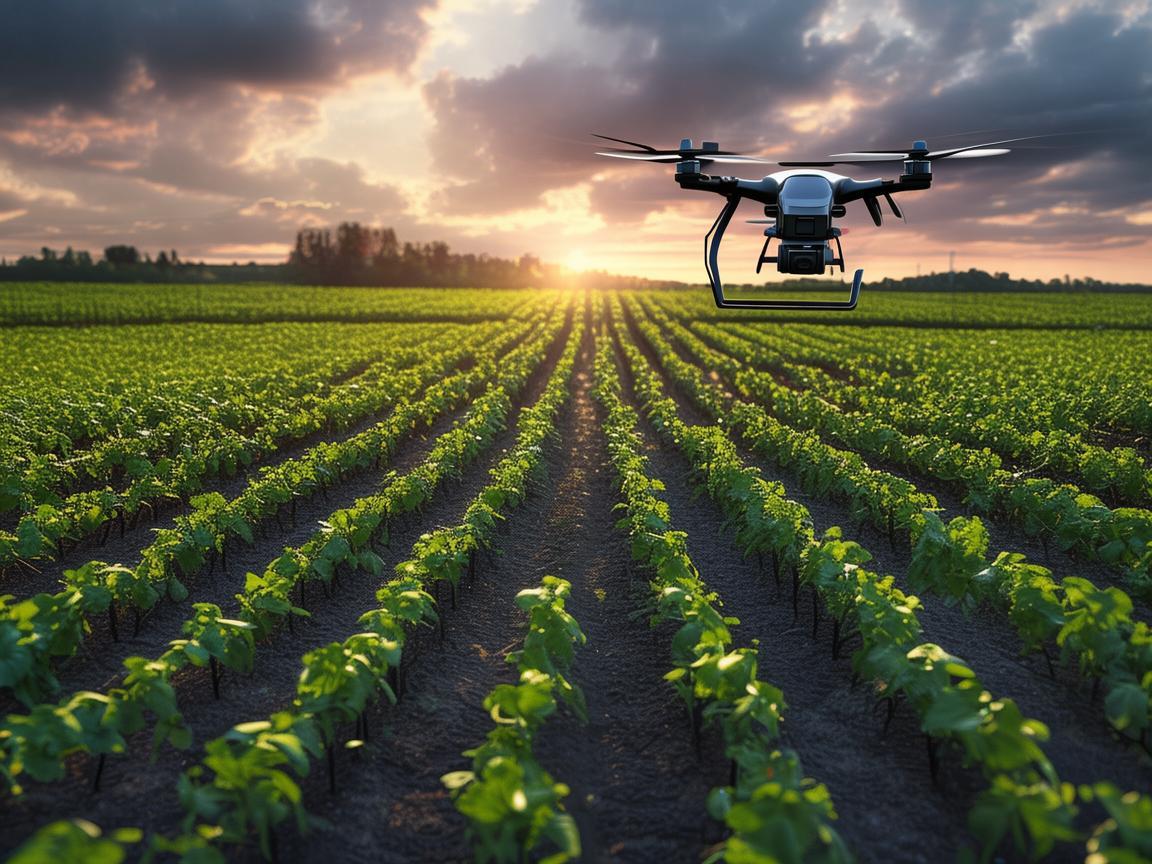 无人机助力豇豆种植测绘