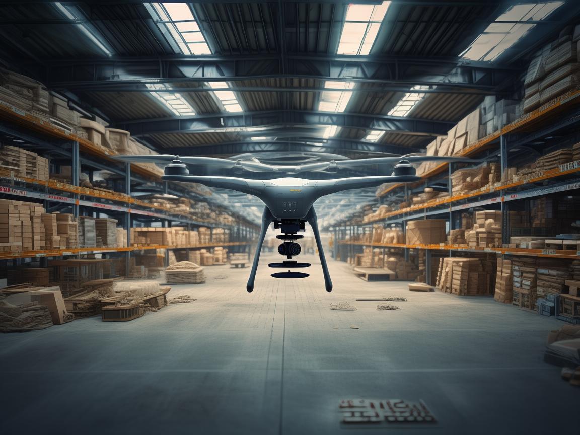 无人机测绘，建材市场仓库的精准探秘