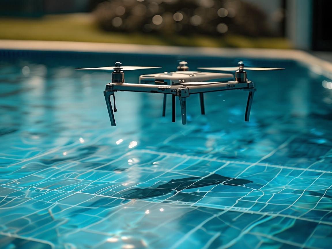 无人机助力游泳池精准测绘