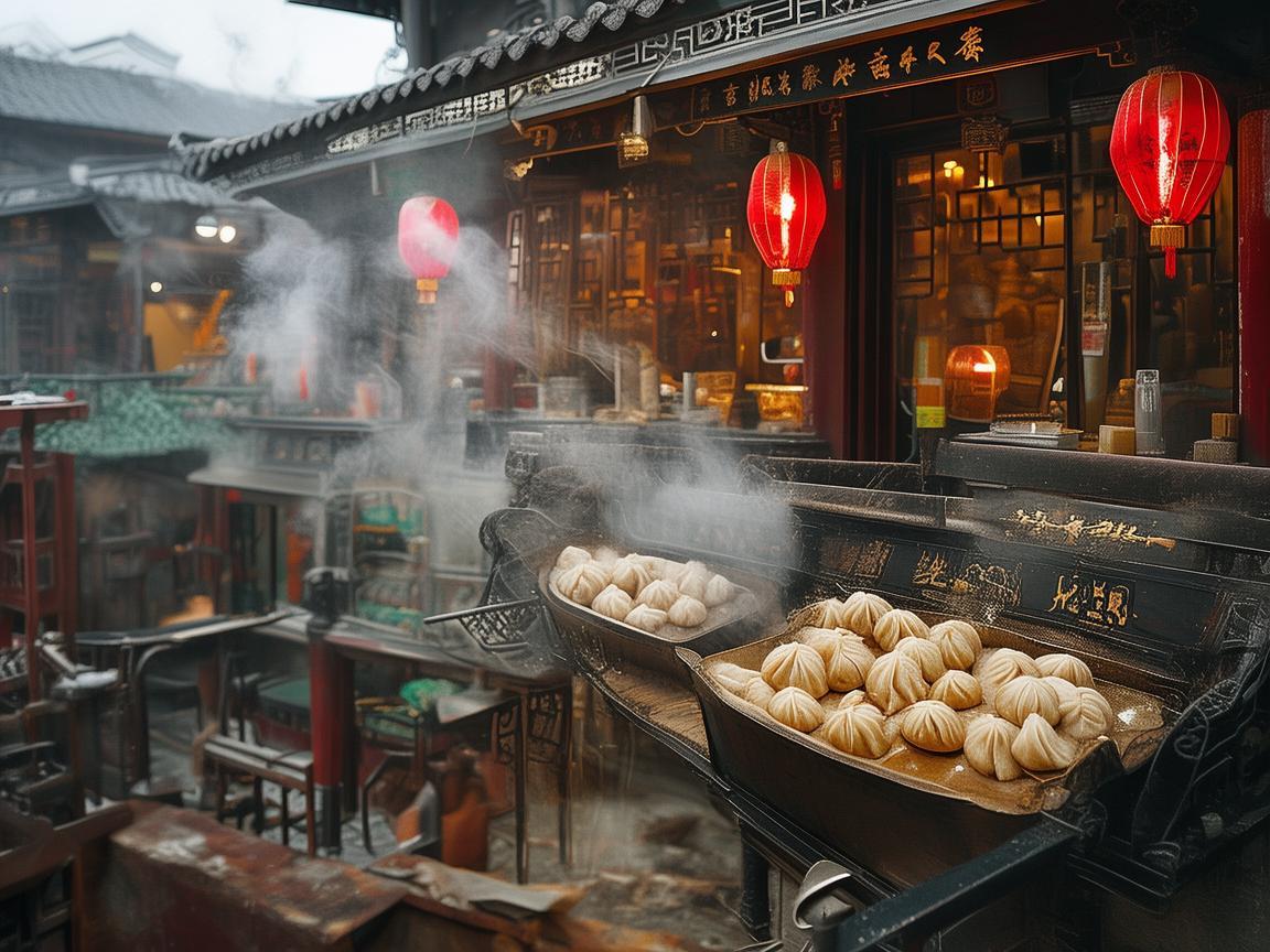 无人机测绘下的天津狗不理包子探秘