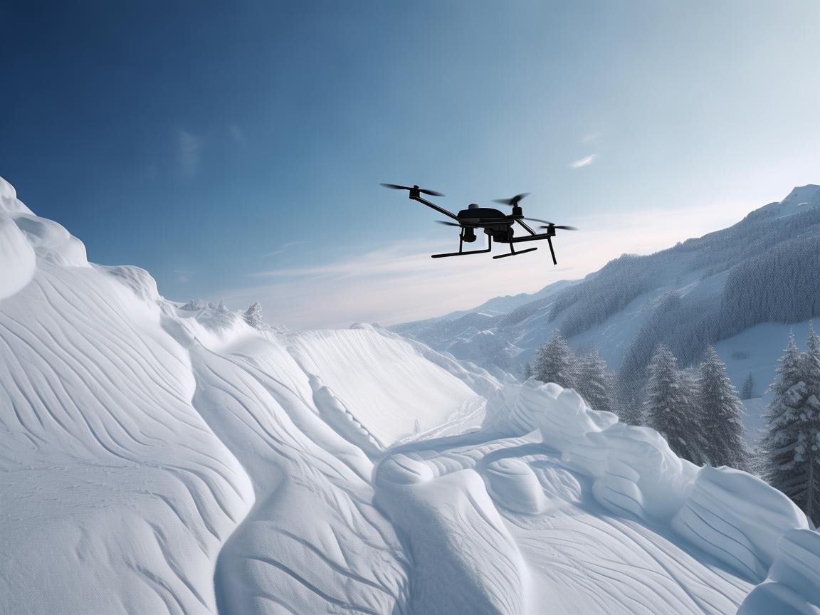 无人机助力滑雪场地精准测绘