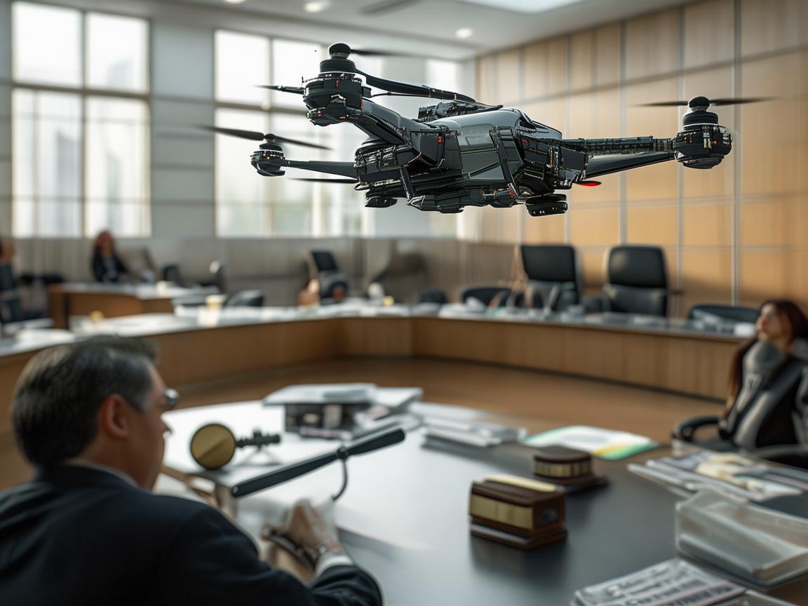 无人机测绘助力法官助理工作新突破