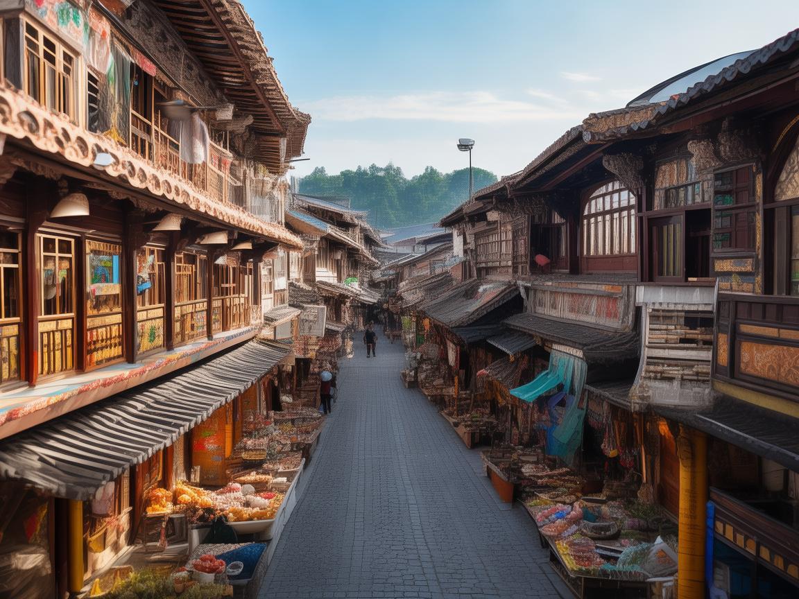 无人机测绘，文化街的独特视角